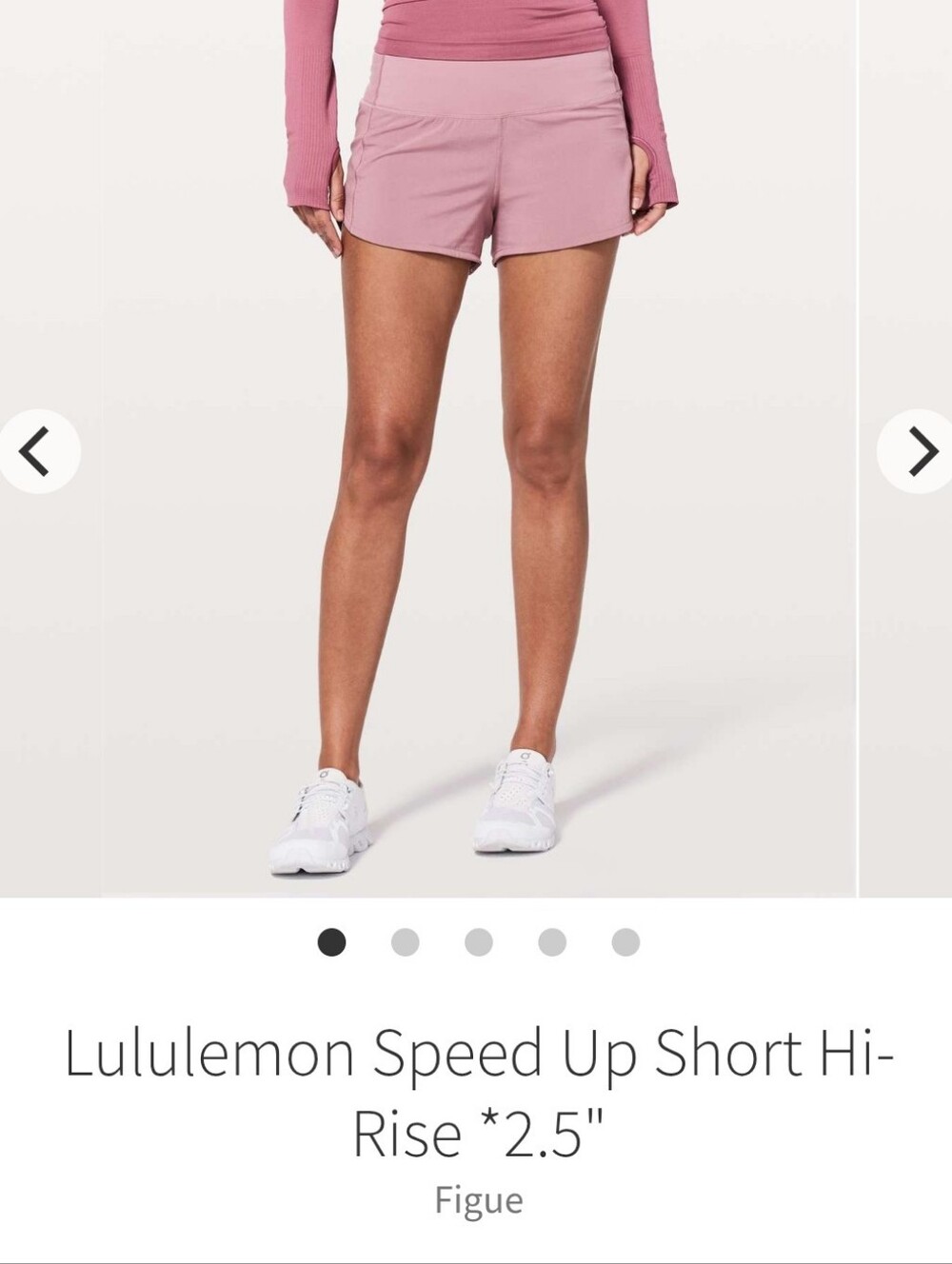 Lululemon Speed Up Short Hi-Rise